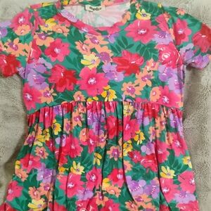 Colorful Floral Dress by Hapitas